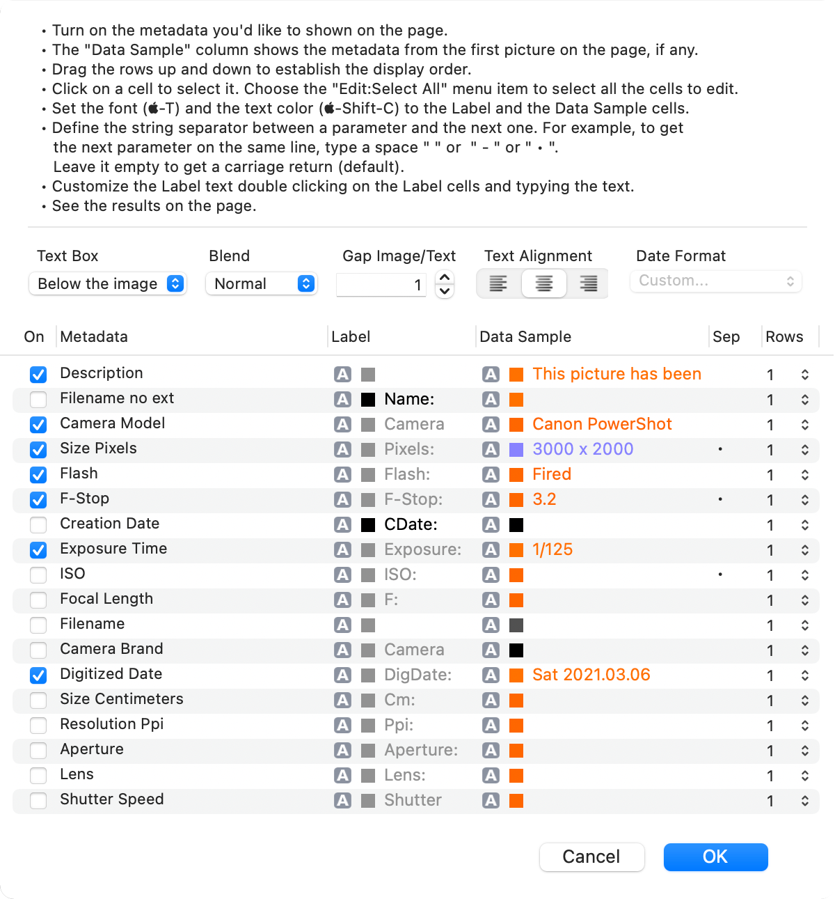 DiapoSheet Title